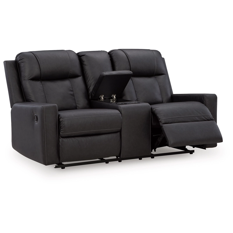 Mackmenville Reclining Loveseat with Console