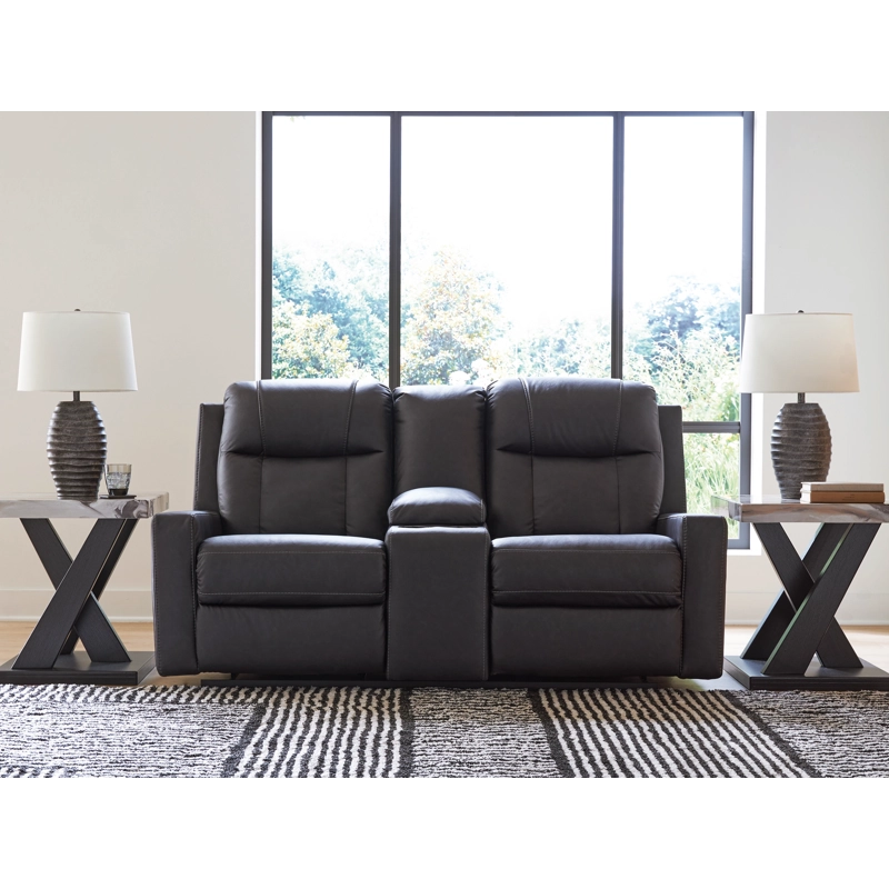 Mackmenville Reclining Loveseat with Console