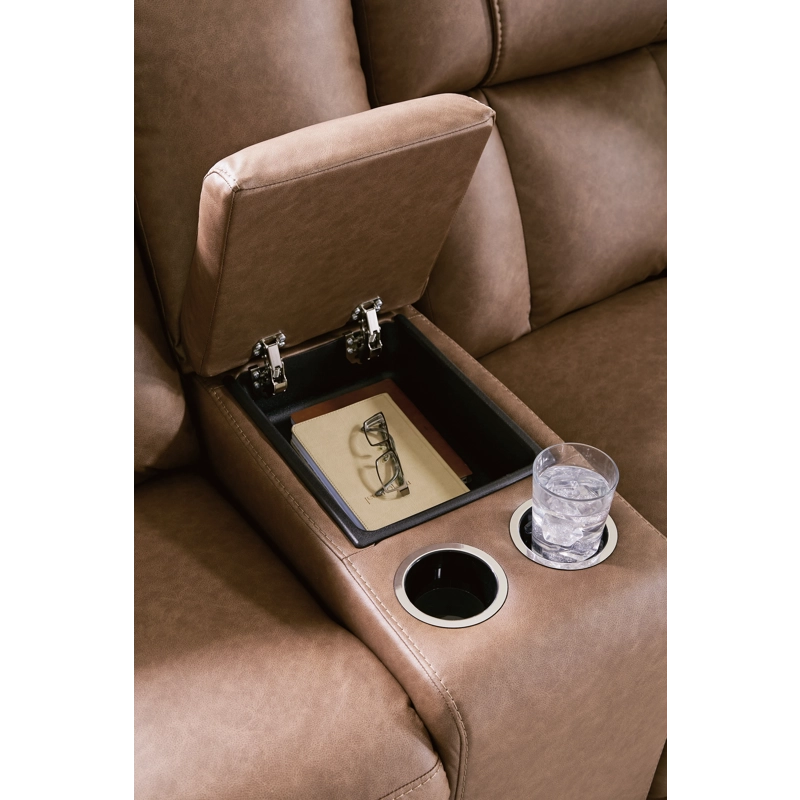 Mackmenville Reclining Loveseat with Console