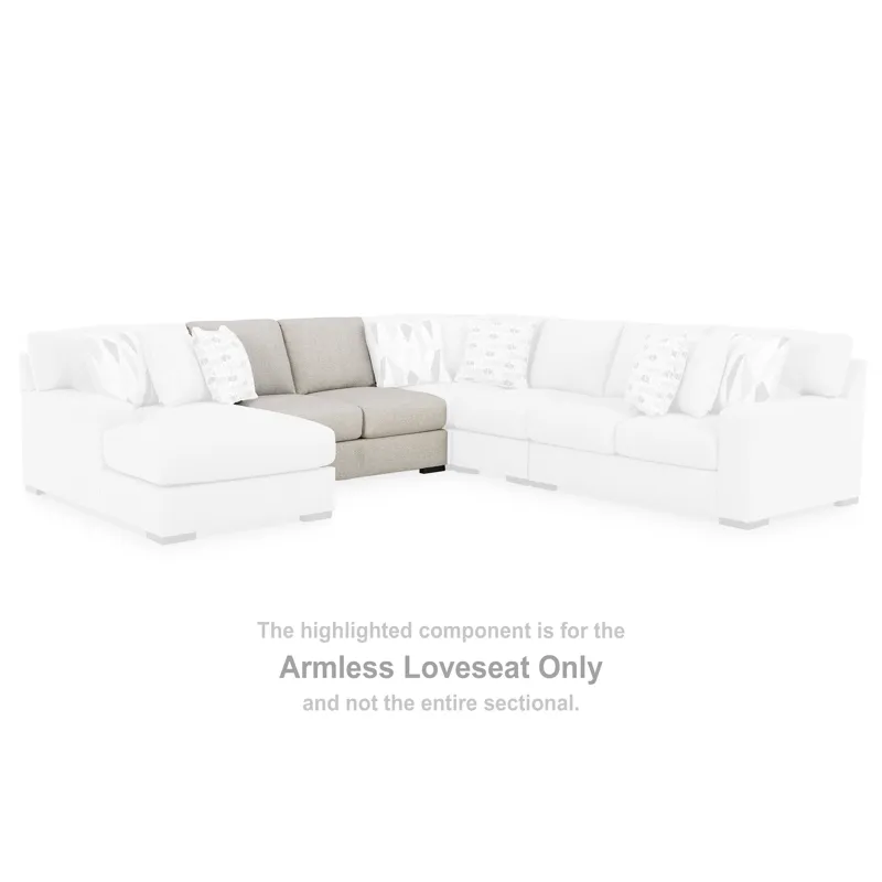 Laurelgrove Armless Loveseat