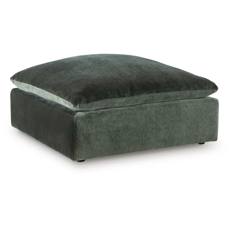 Carriage View Oversized Accent Ottoman