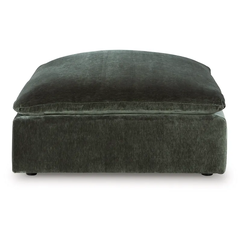 Carriage View Oversized Accent Ottoman