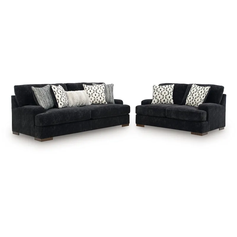 Whitmore Manor Sofa and Loveseat