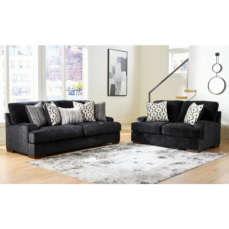 Whitmore Manor Sofa and Loveseat