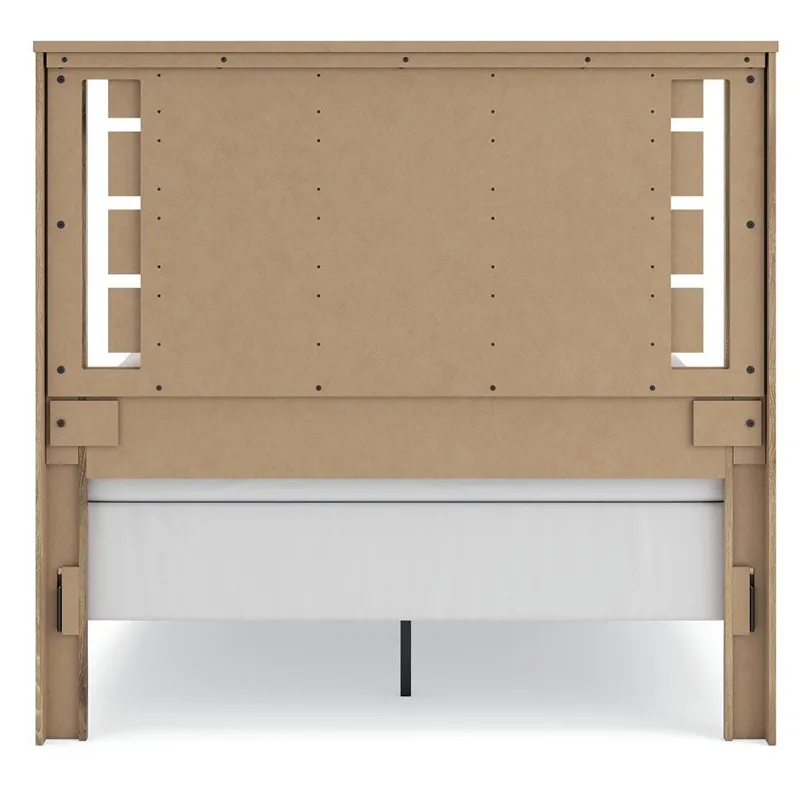 Brozmont Queen Panel Bed, Dresser and Mirror