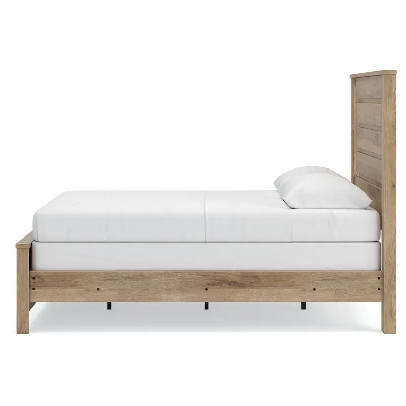 Brozmont Queen Panel Bed, Dresser and Mirror