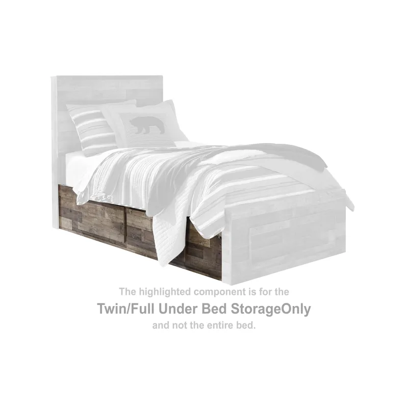 Derekson Twin/Full Under Bed Storage