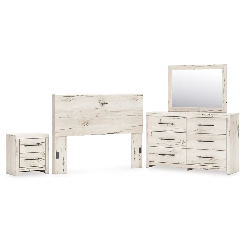 Lawroy Queen Panel Headboard, Dresser and Nightstand