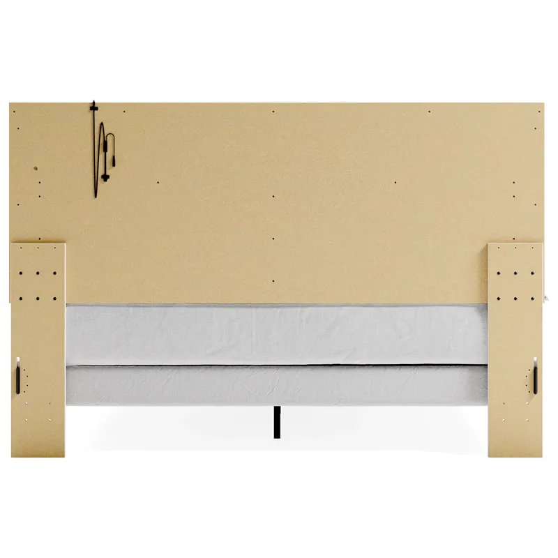 Lawroy King Panel Bed, Dresser, Mirror and Nightstand