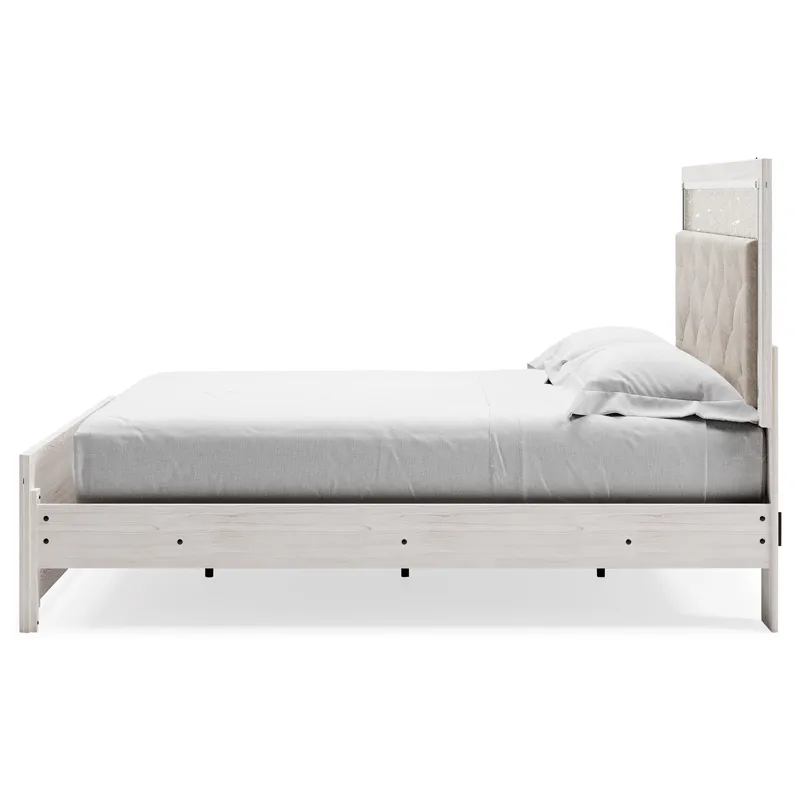 Lawroy King Panel Bed, Dresser, Mirror and Nightstand