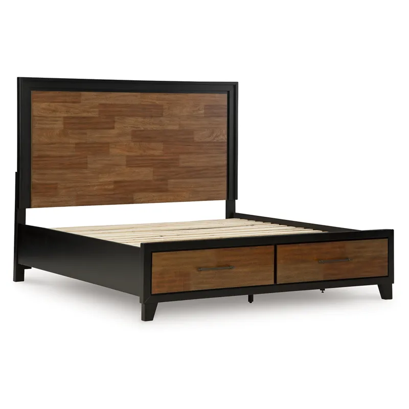 Kraeburn Queen Panel Storage Bed