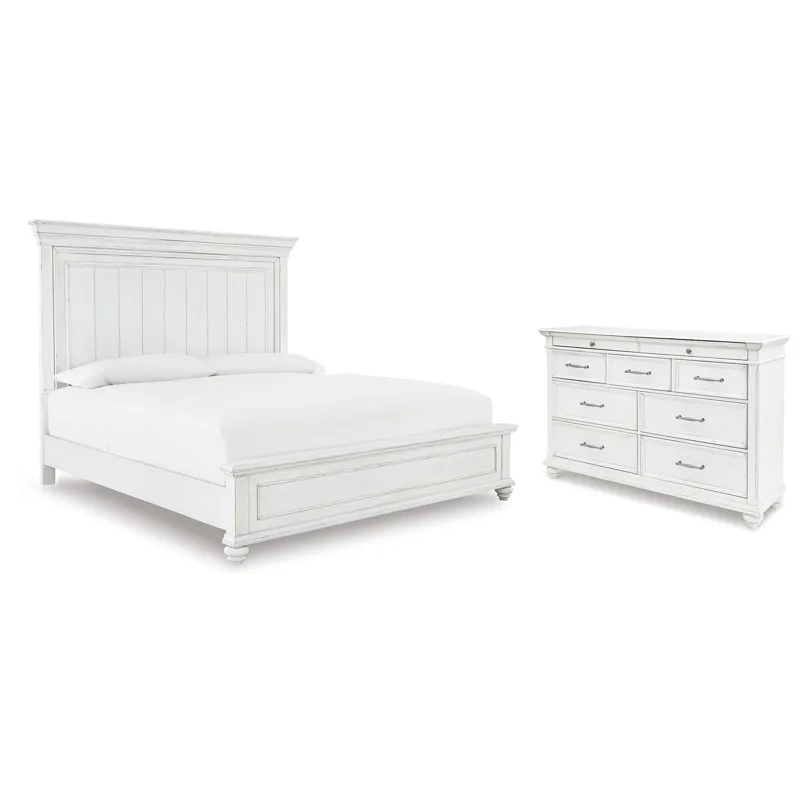 Kanwyn Queen Panel Bed and Dresser