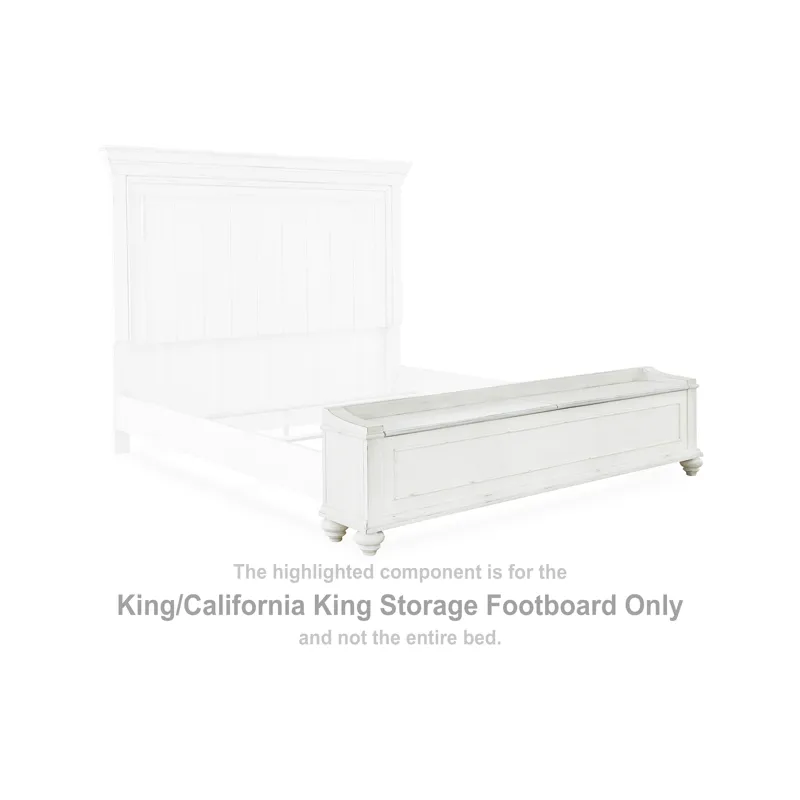 Kanwyn King/California King Storage Footboard