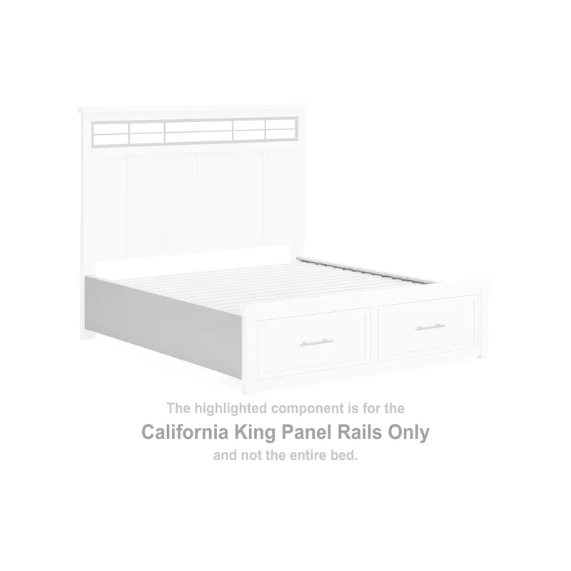 Ashbryn California King Panel Rails