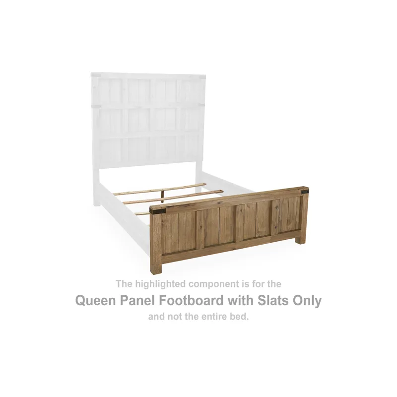 Ridgester Queen Panel Footboard with Slats