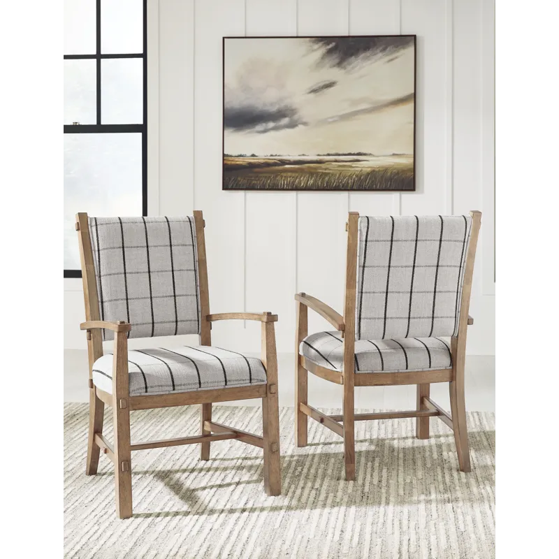 Ridgester Extension Dining Table, 2 Arm Chairs and 4 Side Chairs