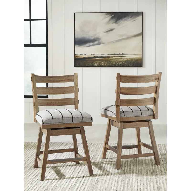 Ridgester Counter Height Swivel Barstool