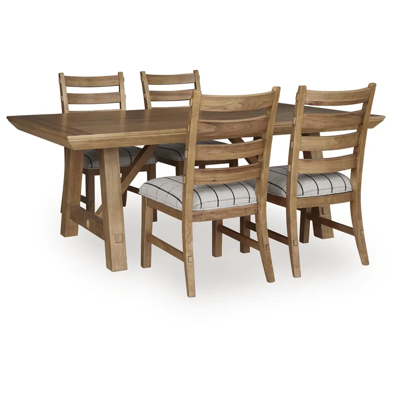 Ridgester Extension Dining Table and 4 Chairs