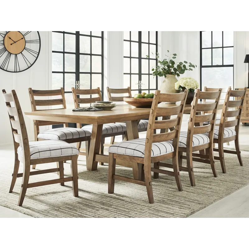 Ridgester Extension Dining Table and 8 Chairs