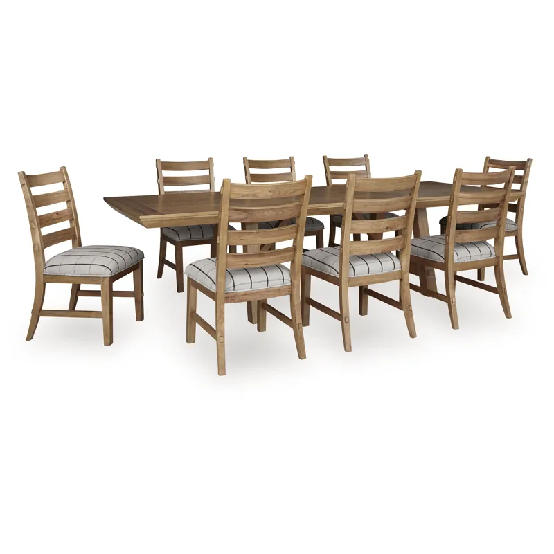 Ridgester Extension Dining Table and 8 Chairs