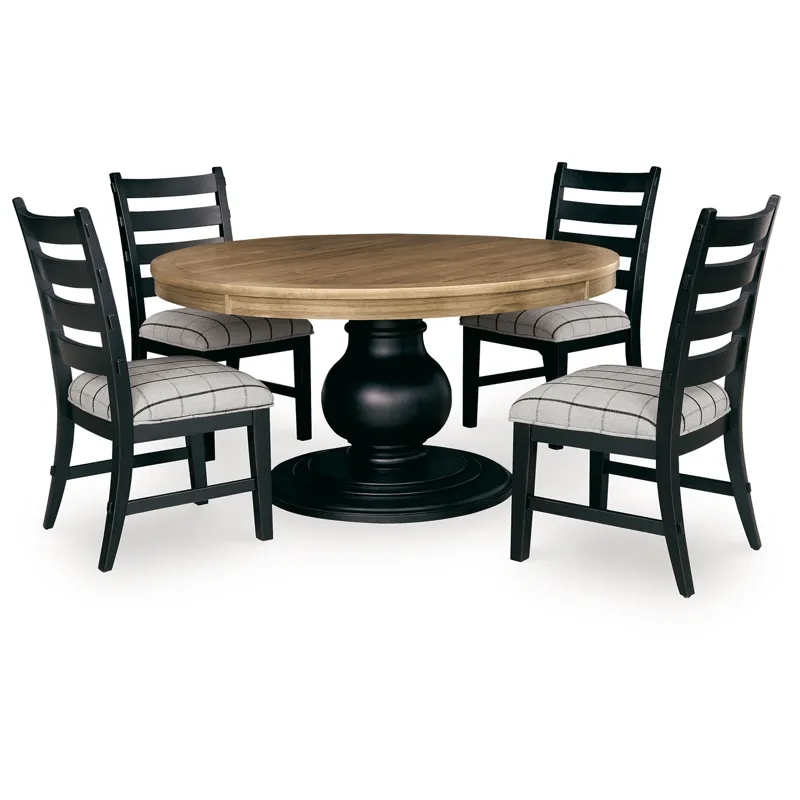 Ridgester Dining Table and 4 Chairs