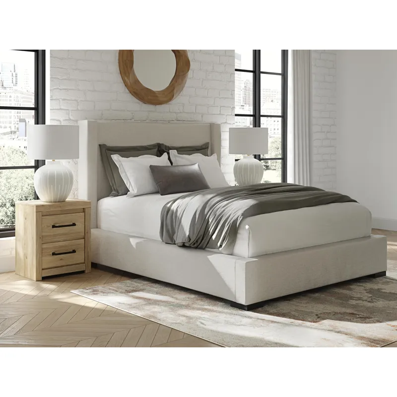 Brozmont Queen Upholstered Storage Bed