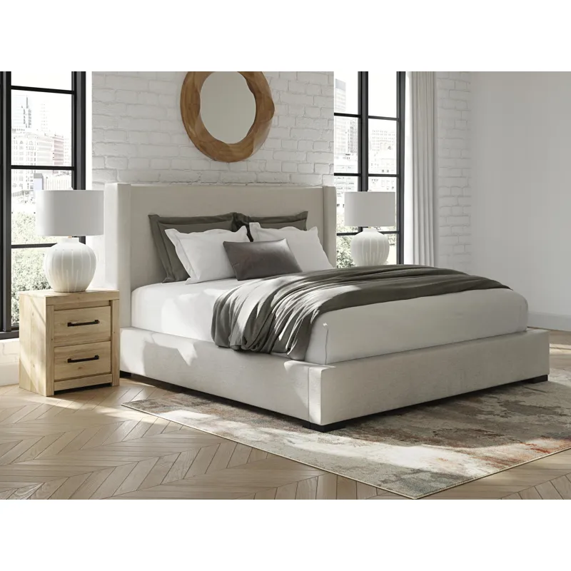 Brozmont King Upholstered Storage Bed