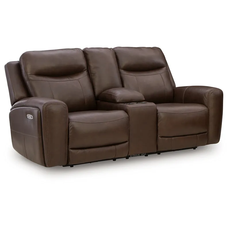 Gravier Power Reclining Loveseat with Console