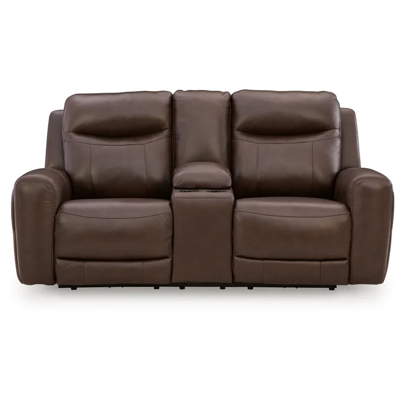 Gravier Power Reclining Loveseat with Console