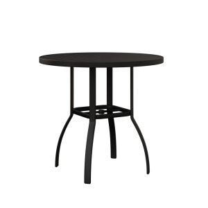 Murphy 42&Prime; Round Bar Table - Black