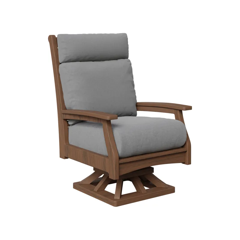 Classic Terrace High Back Swivel Rocker