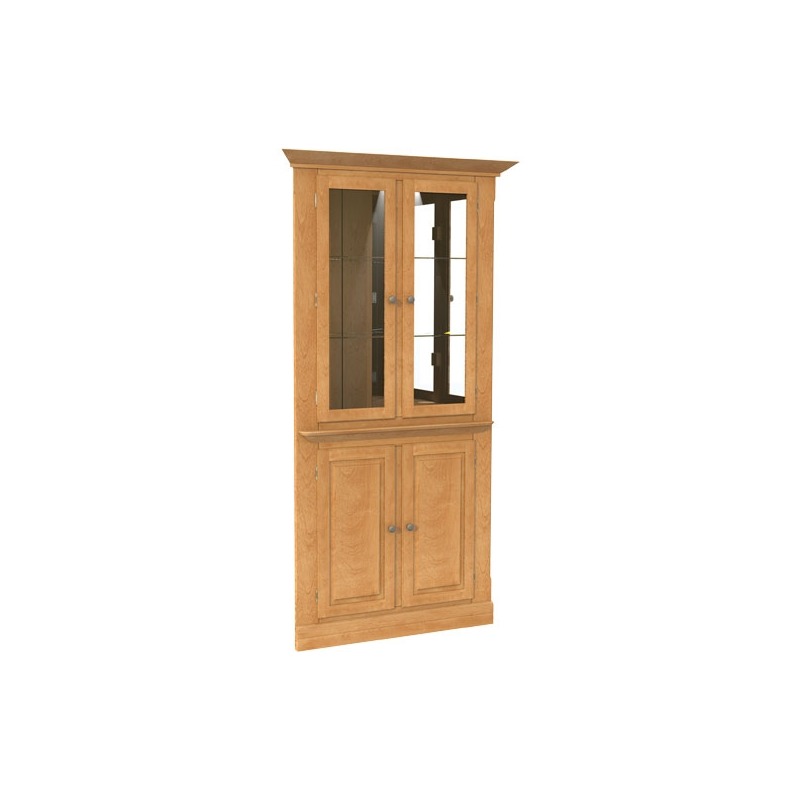 Casual Contemporary Corner cabinet