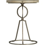 Rustic Patina Round End Table
