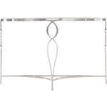 Metal Demilune Console Table