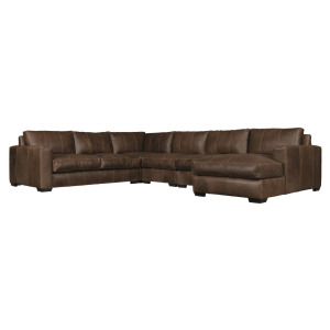 Dawkins 5 PC Leather Sectional