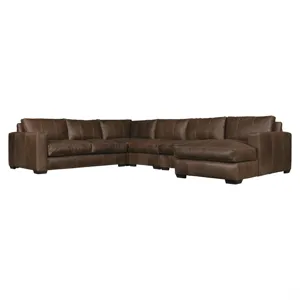 Dawkins 5 PC Leather Sectional