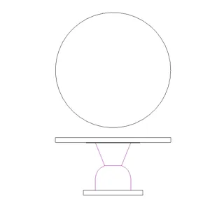 Solaria Dining Table Base