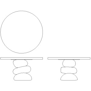 Navar Dining Table Base