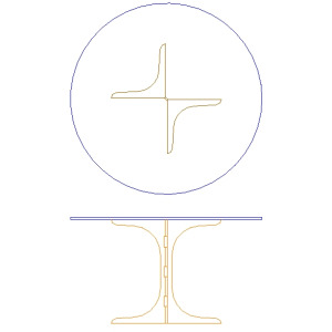 Nova Dining Table Base