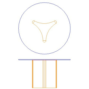 Abbott Dining Table Base