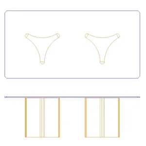 Abbott Dining Table Base