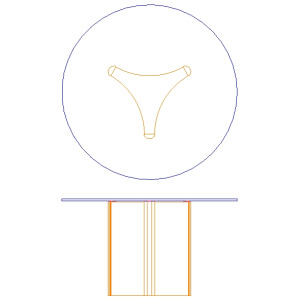 Abbott Dining Table Base