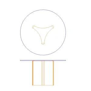 Abbott Dining Table Base