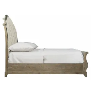 Rustic Patina Sleigh Bed