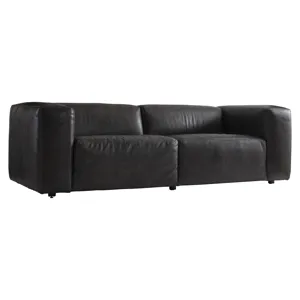 Plush Leather Bliss Leather Sofa