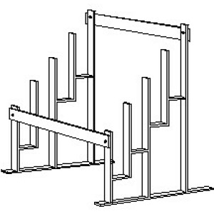 Upholstered Bed Program Bed Display Rack