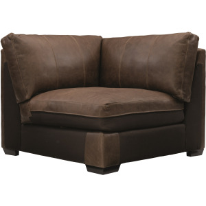 Dawkins Leather Corner Chair