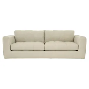 Plush Leather Remi Leather Sofa