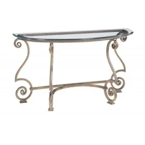 Solano Console Table Glass Top and Base