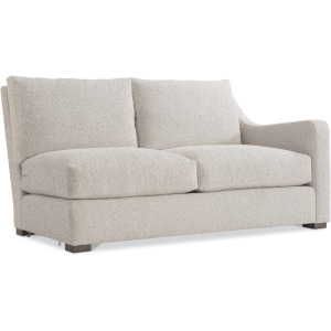 Plush Ventura Fabric Right Arm Loveseat